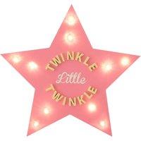 Orsina Premier Kids Twinkle Twinkle LED Light Star in Pink