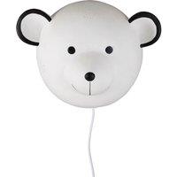 Orsina Premier Kids Kids Bear Wall Mount Night Light in White