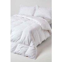 Homescapes Duck Feather & Down All Seasons Duvet in White | Size: Super King