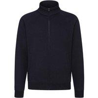 Fruit of the Loom Men's Premium Sweat Jacket in Mid Navy | Size: Medium