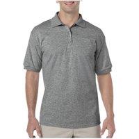 Gildan Men's DryBlend Polo Shirt in Grey | Size: XL