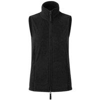 Premier Women's Artisan Fleece Gilet in Black | Size: XS