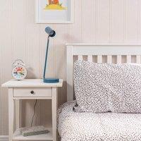 ValueLights Blue Integrated LED Reading Light Craft Task Desk Adjustable Table Lamp
