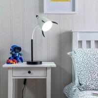 ValueLights Rocket Table Lamp Desk Light Adjustable Flexi Neck Integrated LED Reading Light in Black