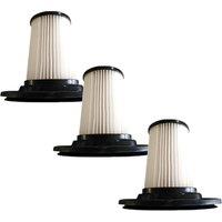 VonHaus Pack of 3 Washable Filter Replacement HEPA for Stick Vacuum Cleaner in White | Size: 3 Pack
