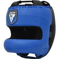 RDX SPORTS RDX APEX Boxing Head Gear With Nose Protection Bar in Blue | Size: Small