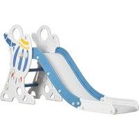 AIYAPLAY Kids Slide Indoor Freestanding Baby Slide Space Theme for Ages 1.5-3 Years in Blue