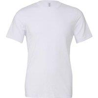 Bella + Canvas Men's Crew Neck T-Shirt in White | Size: 2XL