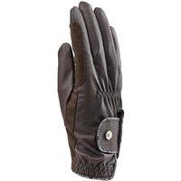 Aubrion Women's Stadium Riding Gloves in Brown | Size: XL