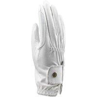 Aubrion Women's Stadium Riding Gloves in White | Size: XL