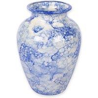 Verano Spanish Ceramics Burbujas Blue & White Ceramic Vase Home Dcor Table Centrepiece 28cm | Size: 1 Pack