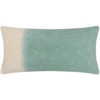 Furn Mizu Rectangular Dip Dye Cushion in Green