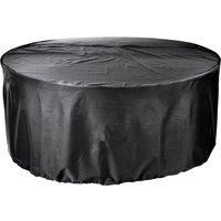 Cozy Bay Furniture EZBreathe 6-8 Seat Round Patio Set Cover in Black