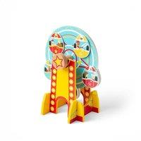 Bigjigs Rail Ferris Wheel, Wooden Train Set Accessory in Yellow
