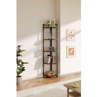 5 Tier Corner Book Shelf Home Storage Display Rack