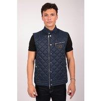 The Wolf Men's Canary Wharf Gilet in Navy | Size: Large