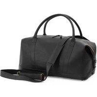 PRIMEHIDE Men's 'Rica' Leather Travel Holdall in Black
