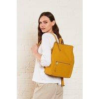 Nomads Clothing Women's Canvas Rucksack in Mustard