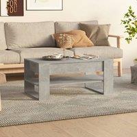 Berkfield Home Coffee Table Concrete Grey 102x55x45 cm Engineered Wood | Size: 102 x 55 x 45 cm