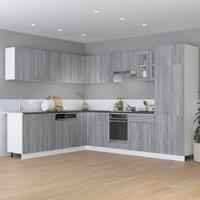 Berkfield Home Drawer Bottom Cabinet Grey Sonoma 60x46x81.5 cm Engineered Wood