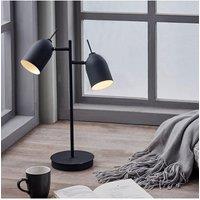 Mason Table Lamp With Double Spotlight