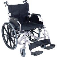 Aidapt Self propelled steel wheelchair Silver in Natural