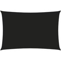 Berkfield Home Sunshade Sail Oxford Fabric Rectangular 3x5 m Black
