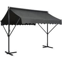 Free Standing Awning 300x300 cm Anthracite