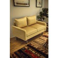 2-Seat Velvet Upholstered Sofa for Living Room