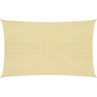 Berkfield Home Sunshade Sail 160 g/m Beige 2x4.5 m HDPE