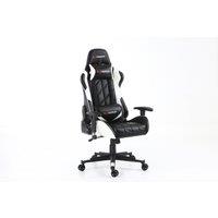 GTForce Pro GT Reclining Sports Racing Office Desk Faux Leather Gaming Chair in White
