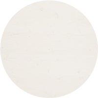 Table Top White 90x2.5 cm Solid Wood Pine