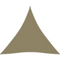 Berkfield Home Sunshade Sail Oxford Fabric Triangular 3x3x3 m Beige