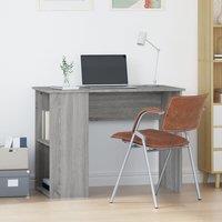 Berkfield Home Desk Grey Sonoma 100x55x75 cm Engineered Wood | Size: 100 x 55 x 75 cm