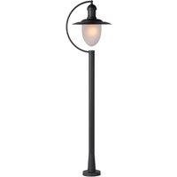 Lucide 'ARUBA' Dimmable Stylish Decorative Outdoor Bollard Lamp Post 1xE27 in Black