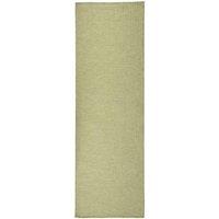 Outdoor Flatweave Rug 80x250 cm Green