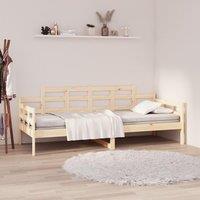 Berkfield Home Day Bed Solid Wood Pine 80x200 cm in Brown