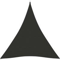 Berkfield Home Sunshade Sail Oxford Fabric Triangular 4x5x5 m Anthracite in Black