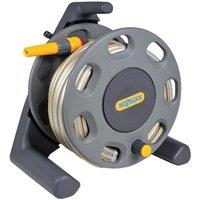 Hozelock 2412 30M Freestanding Compact Hose Reel + 25M Of 12.5Mm Hose in Grey