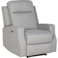 HOMCOM oversized snuggle sofa chaise elderly cinema single arm bedroom in Grey