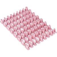 KitchenCraft Sweetly Does It Plastic Fondant Letter Cutters in Pink