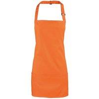 Premier Colours 2 in 1 Full Apron in Orange