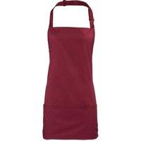 Premier Colours 2 in 1 Full Apron in Burgundy
