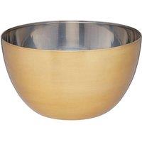 MasterClass Stainless Steel Brass Finish 24cm Mixing Bowl in Gold