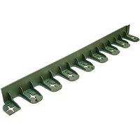 Flexible Garden Lawn Edging in Green H4.5cm 80cm Strips