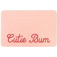 Cutie Bum Pink Stone Non Slip Bath Mat