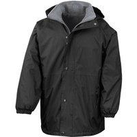 Result StormDri 4000 Reversible Jacket in Black | Size: 7-8 Years