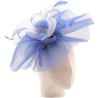 PEACH ACCESSORIES Women's Swirling Ribbons Fascinator in Royal