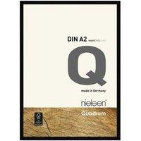 nielsen Quadrum A2 Wooden Picture Frame With Protective Glass Front in Black