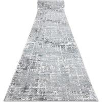 RugsX Structural Mefe Runner in Grey | Size: 120 cm x 310 cm